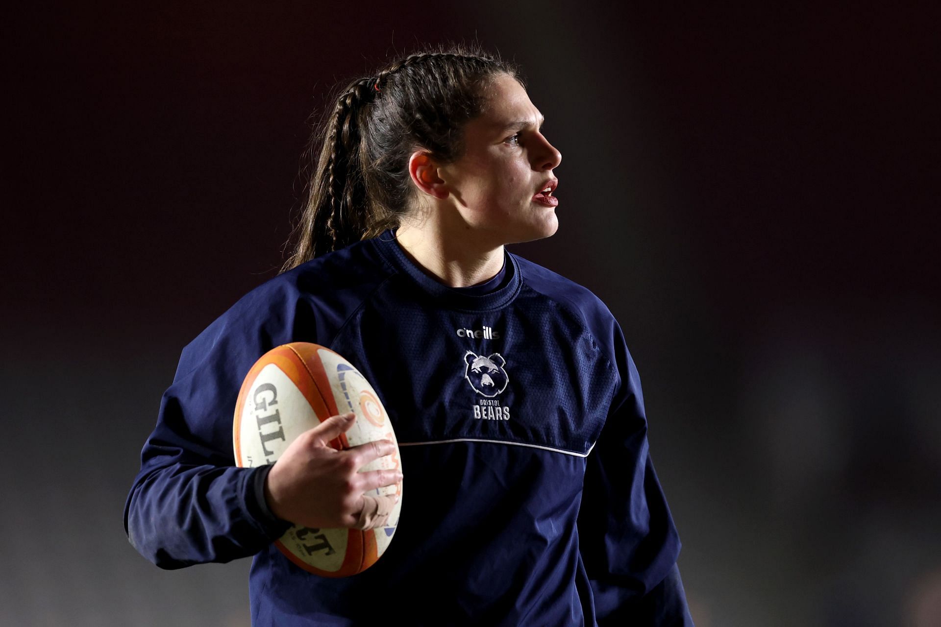 Ilona Maher at The Stoop during the Premiership Women&#039;s Rugby match against Harlequins Women (Image via: Getty Images)