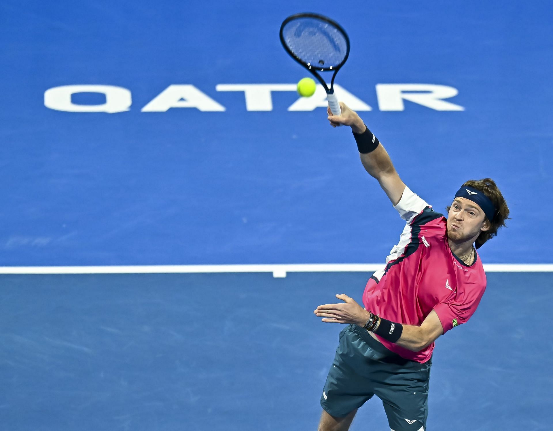 Andrey Rublev was among the few top seeds who survived the early rounds at this year&#039;s Qatar Open. (Source: Getty)