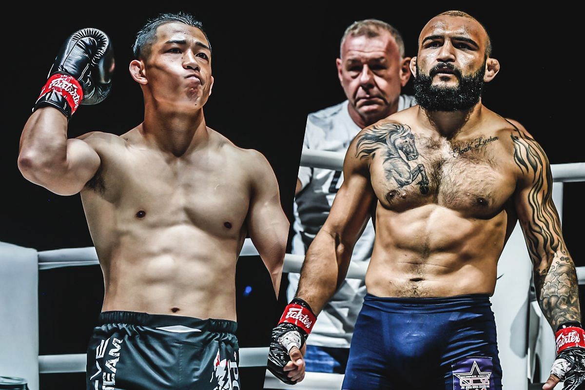 Hiroki Akimoto (L) and John Lineker (R) | Photo by ONE Championship