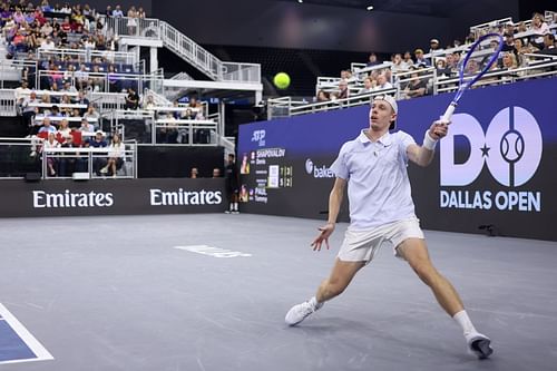 Denis Shapovalov at the ATP 500 Dallas Open 2025 - Source: Getty