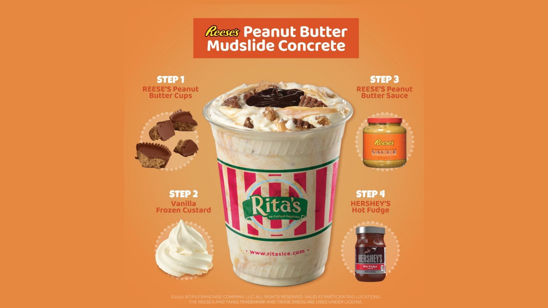 The Peanut Butter Mudslide Concrete (Image via Instagram/@ritasice