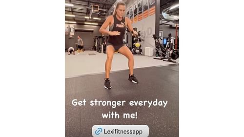 Lexi Thompson shared a look at her intense regiment on Instagram (Instagram/lexi)