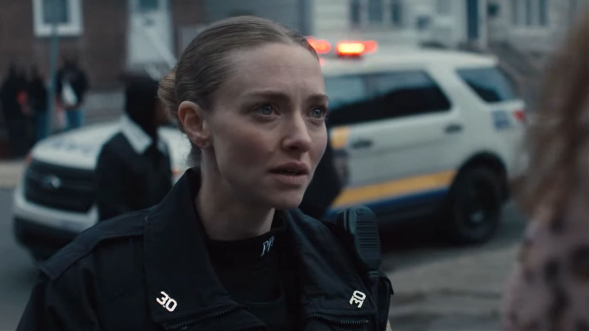 Amanda Seyfried stars as a police officer in Long Bright River (Image via Peacock) 