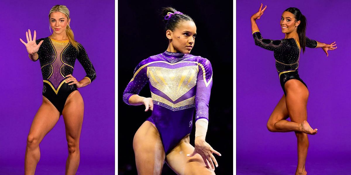 Olivia Dunne, Alexis Jeffrey and other LSU gymnasts react to Haleigh Bryant