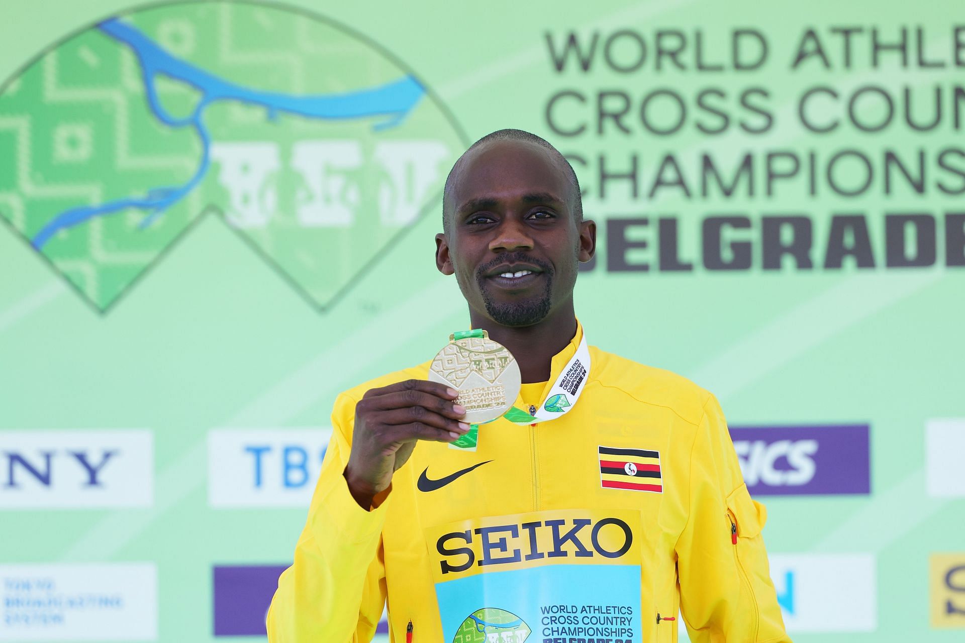 Jacob Kiplimo of Uganda, during the World Athletics Cross Country finals Championships in Belgrade, Serbia. (Photo by Getty Images)