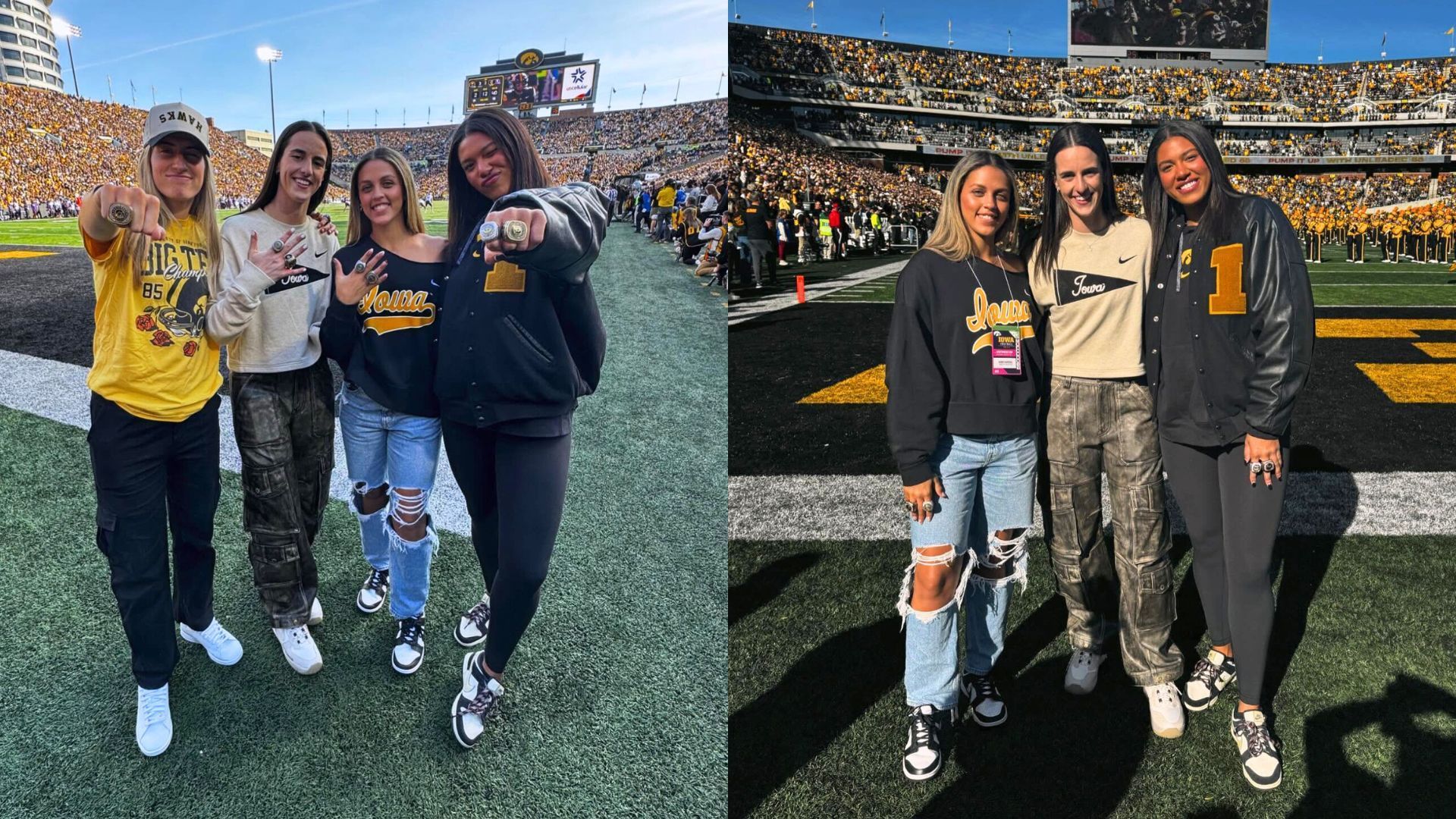 Iowa’s Jada Gyamfi reshares snap with ex-teammates Caitlin Clark, Kate Martin and Gabbie Marshall for special day