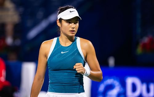 Emma Raducanu in action at the Dubai Tennis Championships (Image Source: Getty) l2025 United Cup - Sydney: Day 8 - Source: Getty