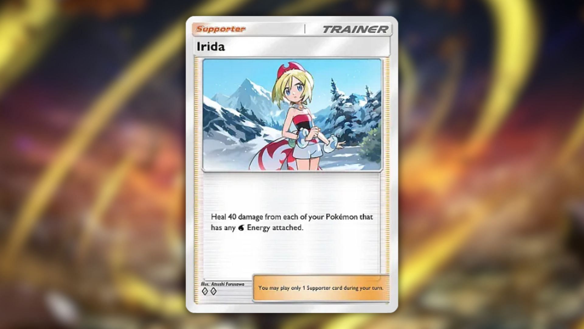 Irida as seen in the Triumphant Light expansion (Image via The Pokemon Company)