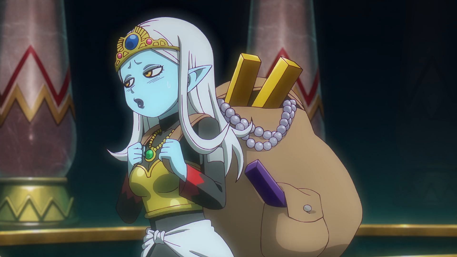 The woman who obtained the Third Eye in Dragon Ball Daima episode 16 (Image via Toei Animation)