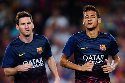 Lionel Messi and Neymar