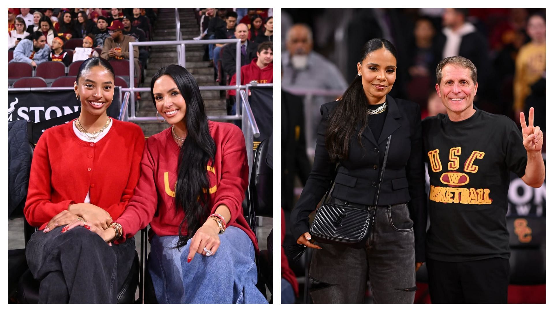 Celebrities at the Trojans vs UCLA clash (Credit: IG/@uscwbb).