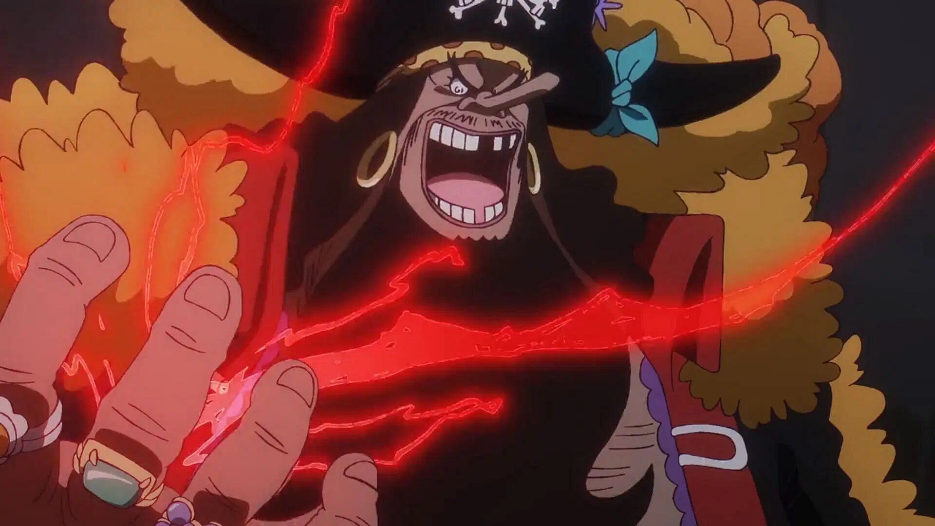 Blackbeard as seen in the anime (Image via Toei Animation).