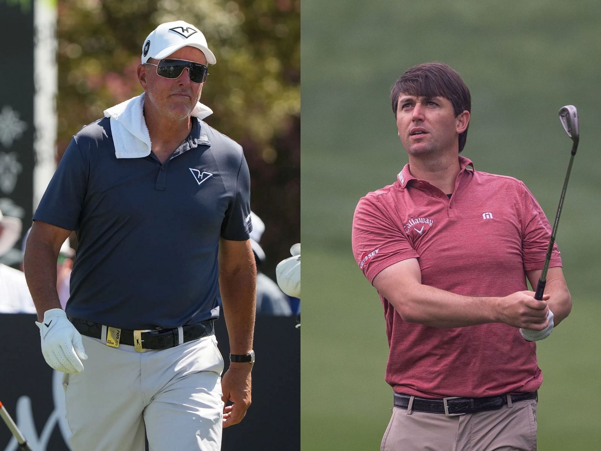 Phil Mickelson and Ollie Schniederjans (Image via Getty)