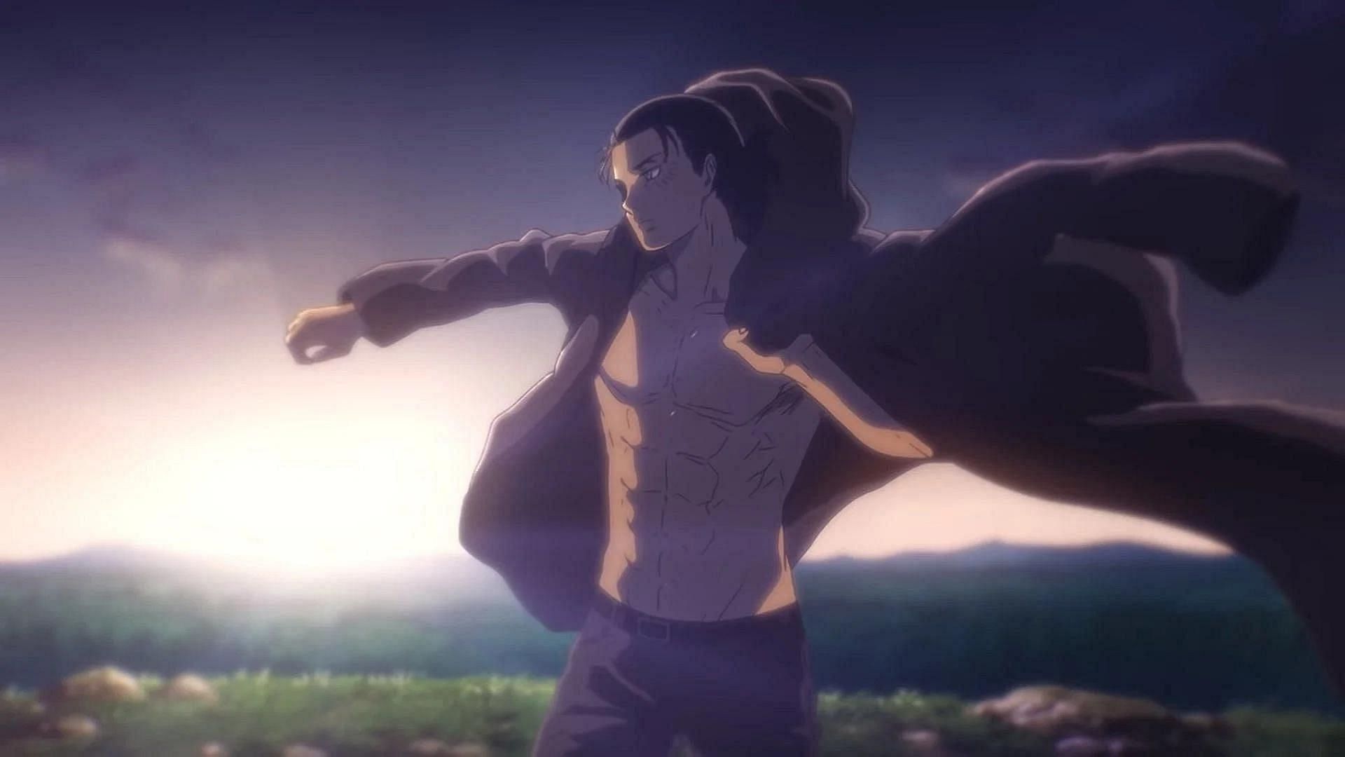 Eren Jaeger as seen in Attack on Titan (Image via MAPPA)