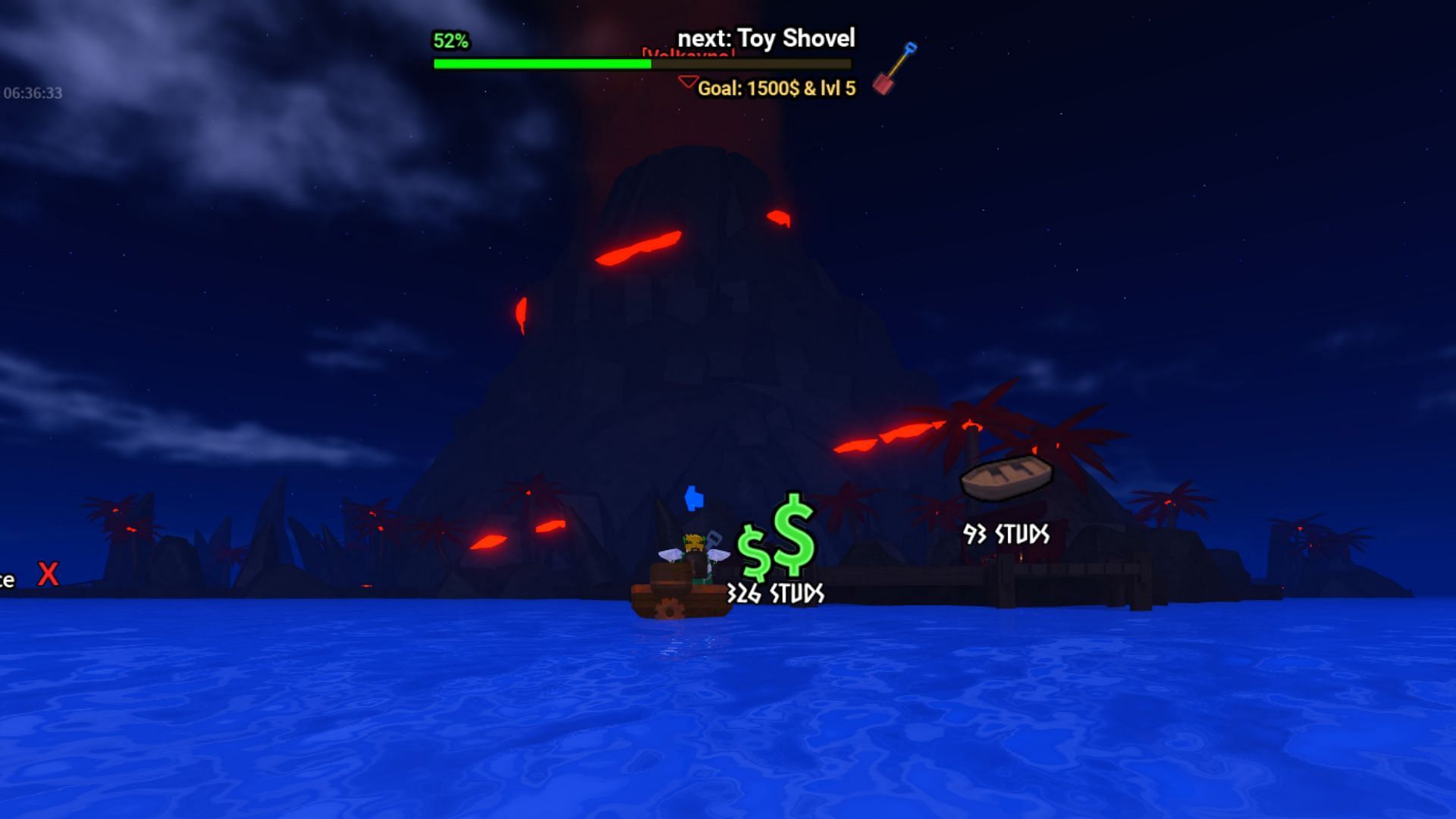 The boss spawns on the Volkayno Island (Image via Roblox)