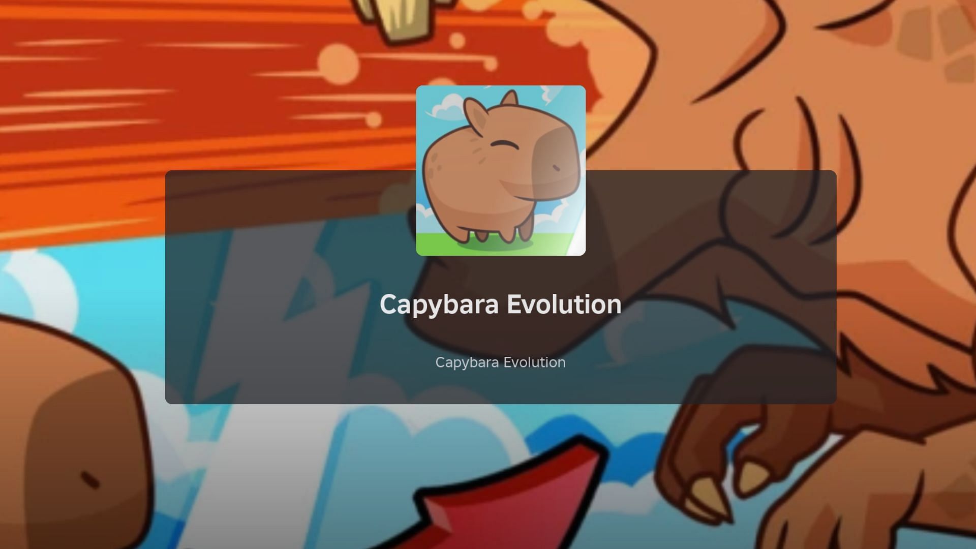 Capybara Evolution loading screen