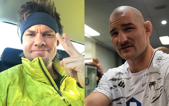 Theo Von reacts after Sean Strickland shares immediate thoughts post-Dricus du Plessis loss at UFC 312