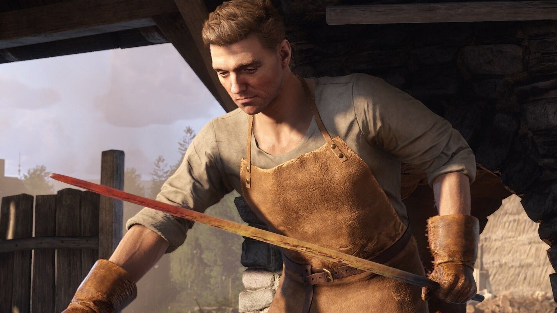 Alchemy is a good alternative to blacksmithing for earning coins (Image via Deep Silver)