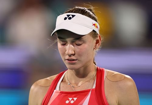 Elena Rybakina at the Abu Dhabi Open - Source: Getty