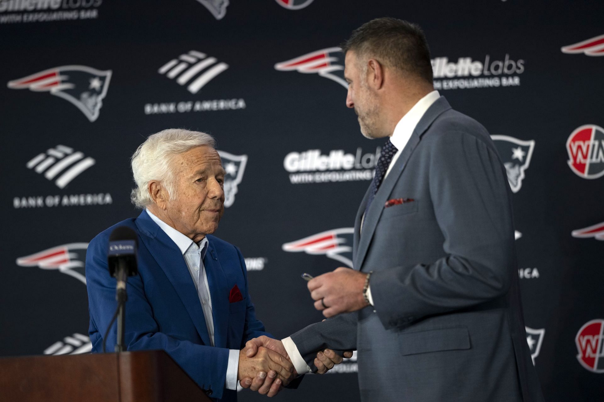 New England Patriots introduce new coach Mike Vrabel - Source: Getty