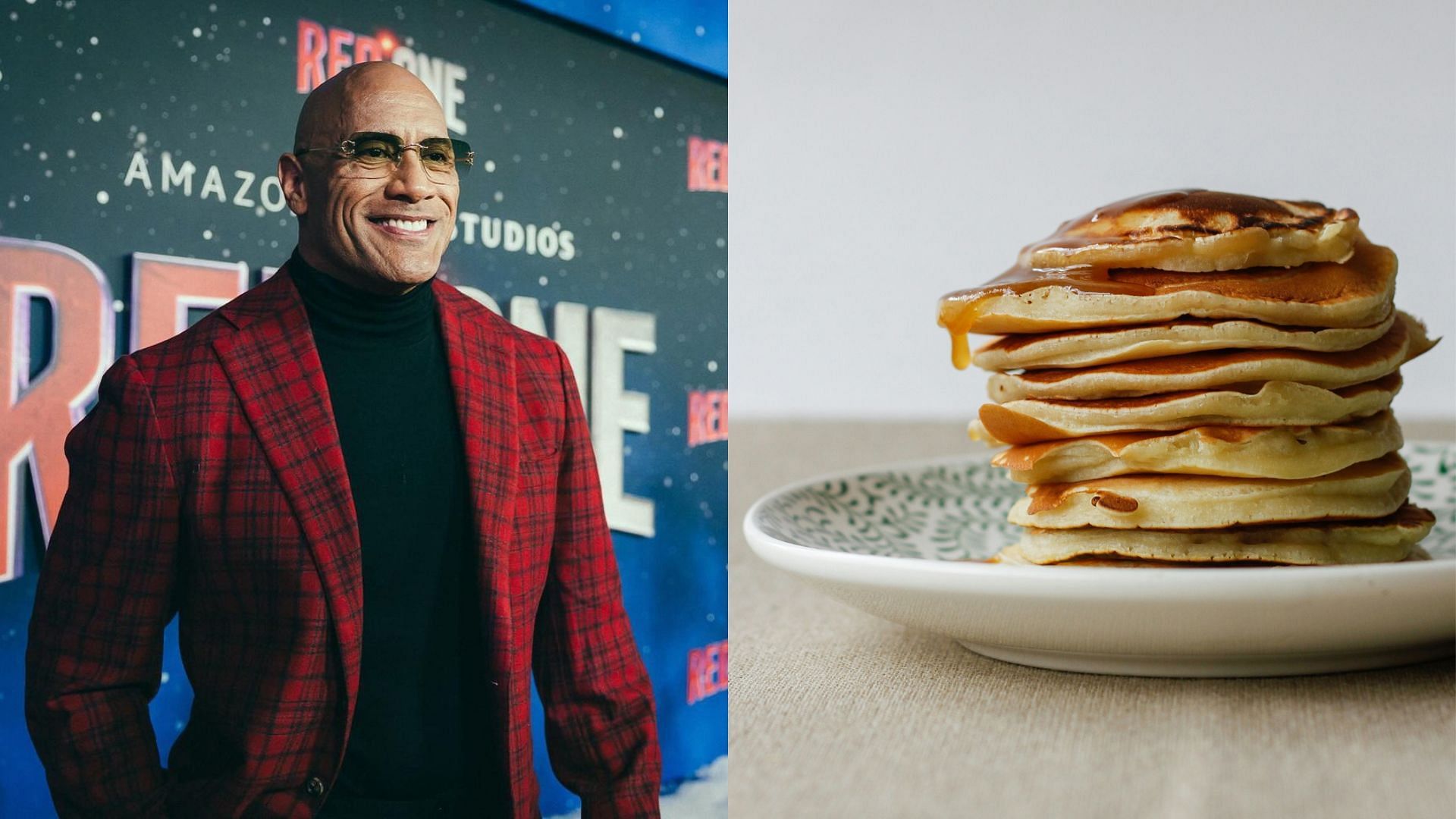 Dwayne &ldquo;The Rock&rdquo; Johnson&rsquo;s famous pancake (Image credit: X/@TheRock, unsplash)