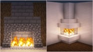 Minecraft Fireplace Design