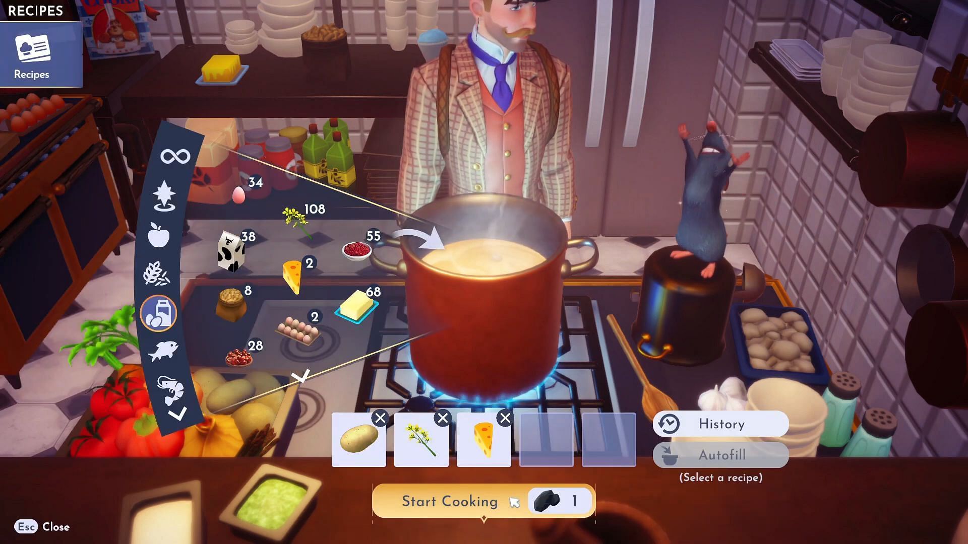 Cooking Station (Image via Gameloft || YouTube/Quick Tips)