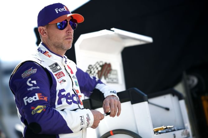 “Dale Jr. and Dale Earnhardt would have never survived”: Denny Hamlin makes bold claim amid NASCAR’s existing superspeedway package