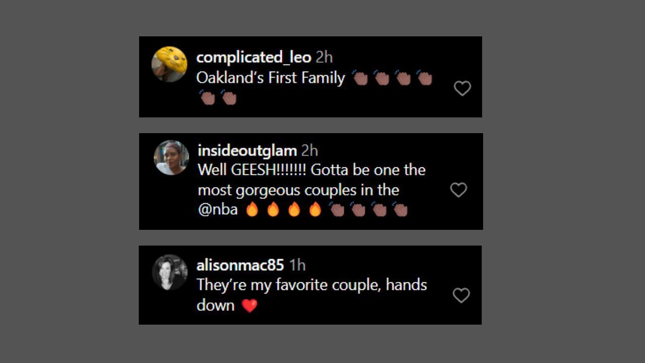 Fans comment on Steph Curry and Ayesha posing for Vanity Fair. (Credits: @vanityfair/Instagram)