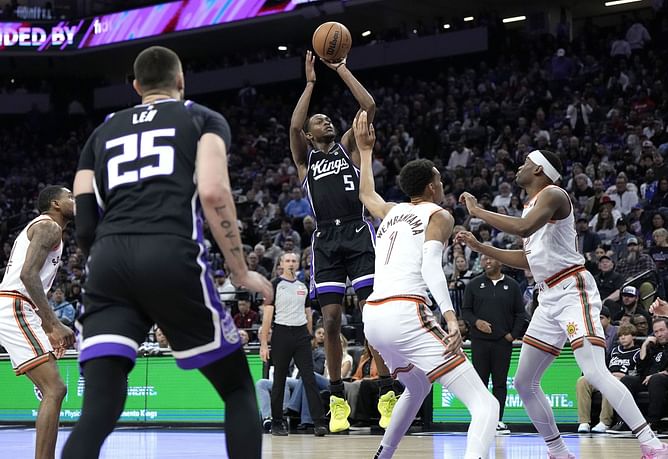 Victor Wembanyama's Spurs land De'Aaron Fox in blockbuster three-team deal as Warriors' $215M target joins forces with Kings
