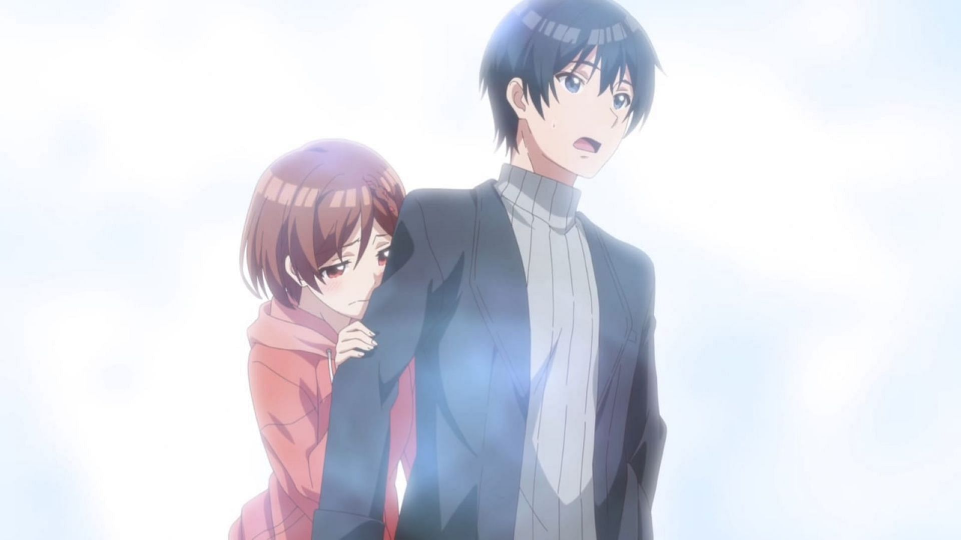 Saito and Akane, as seen together in the anime (Image via Studio Gokumi and AXsiZ)