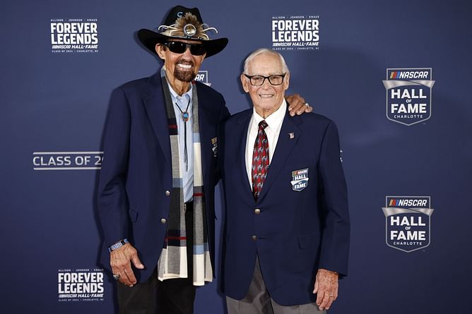 “Another best dressed award?”: NASCAR greats Richard Petty and Dale Inman flaunt custom jackets for Hall of Fame event
