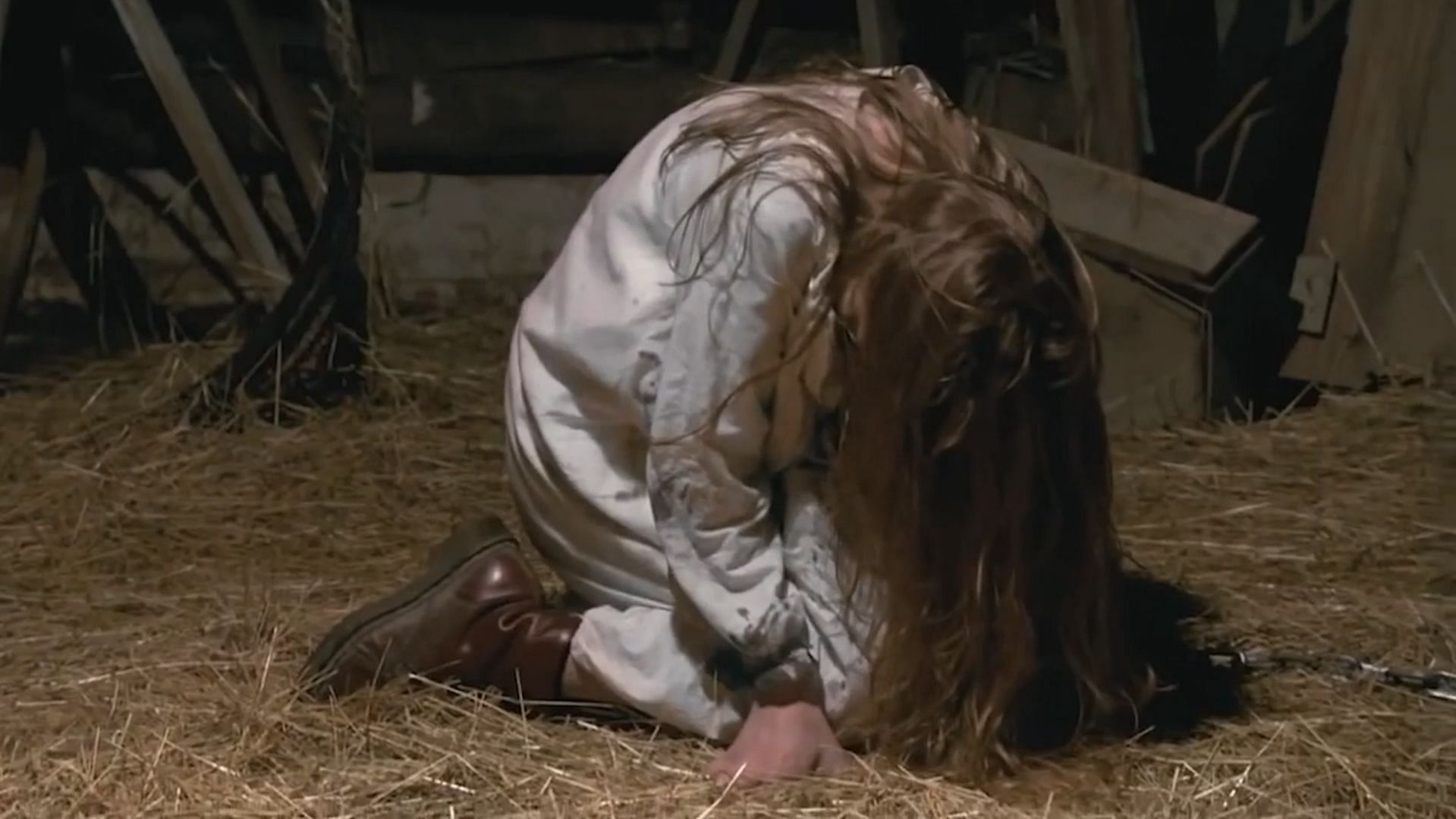 The possessed daughter of a farmer, from The Last Exorcism. (Image via Prime Video)