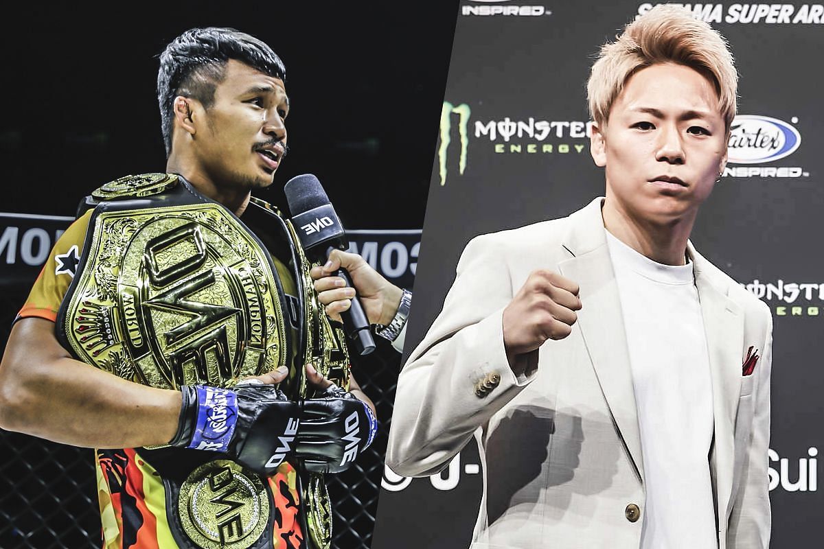 Superlek (left) and Takeru (right). [Photos from ONE Championship]