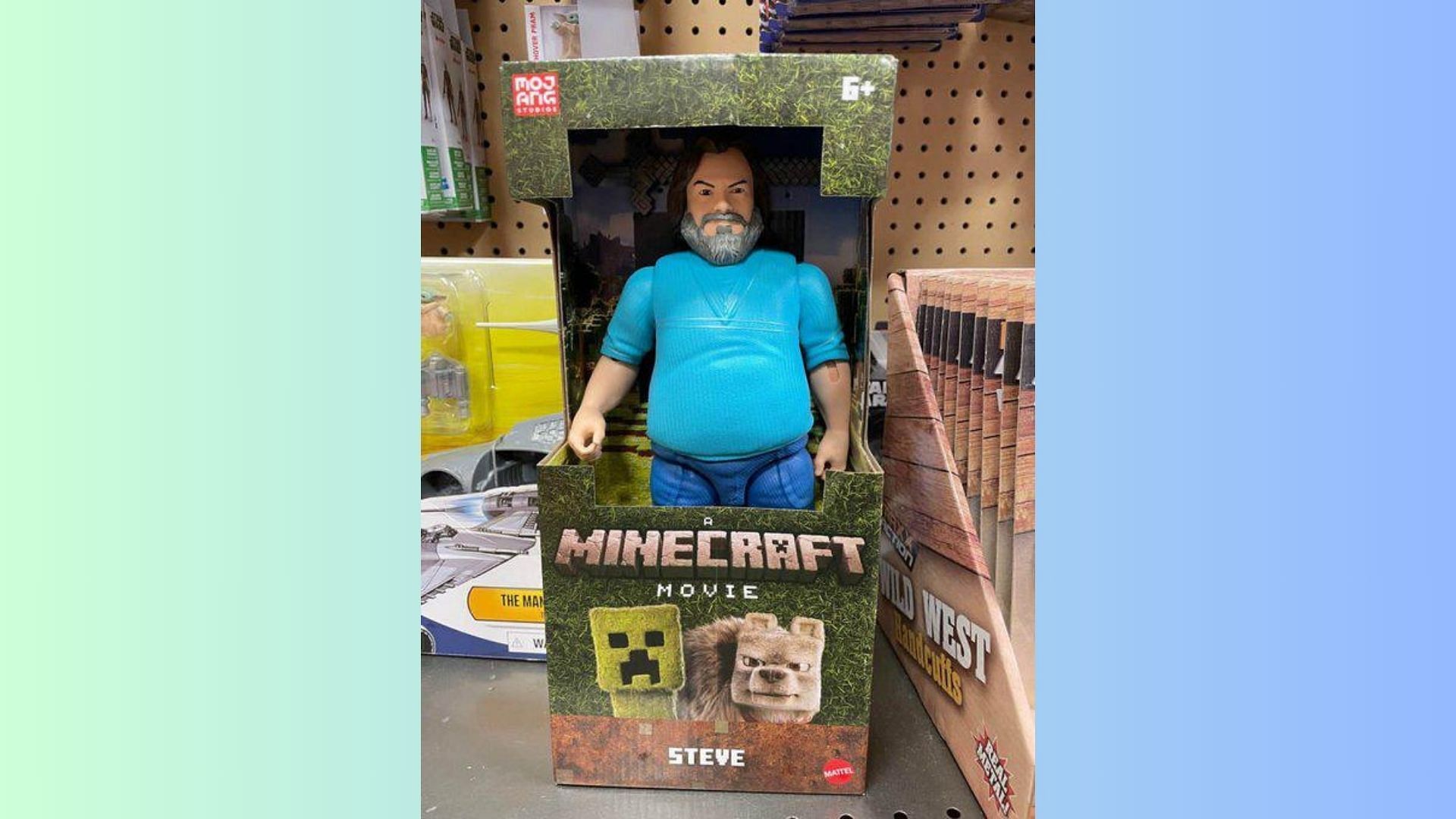 A Minecraft Movie action figures