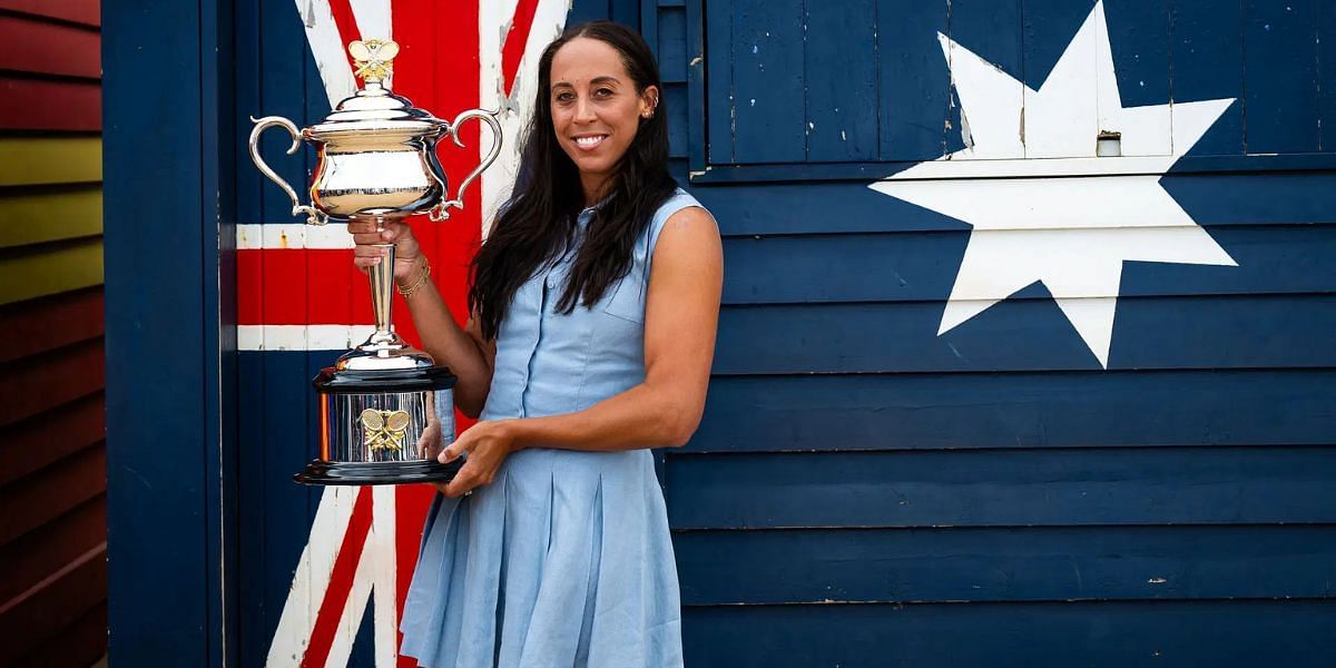 Madison Keys with her Australian Open trophy | Getty