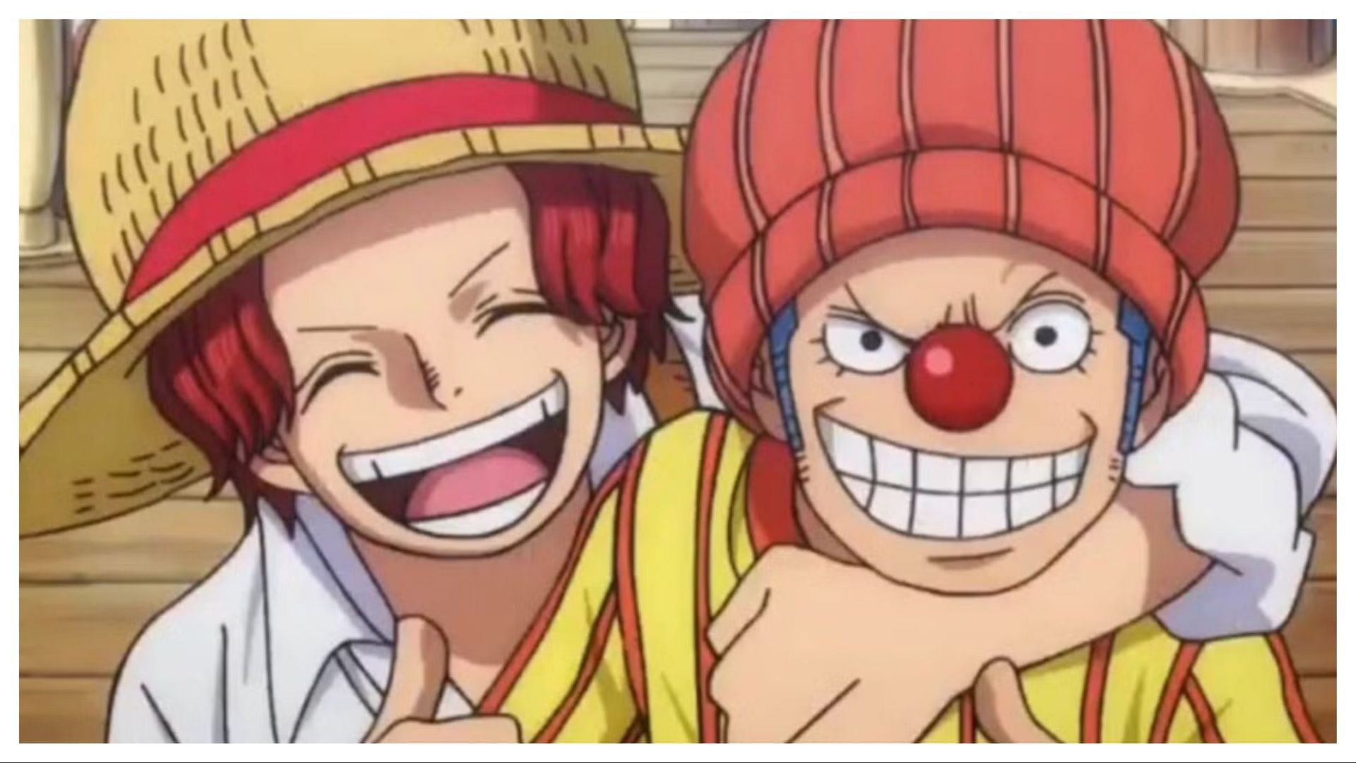 Young Shanks &amp; Buggy from the Roger Pirates (Image via TOEI)