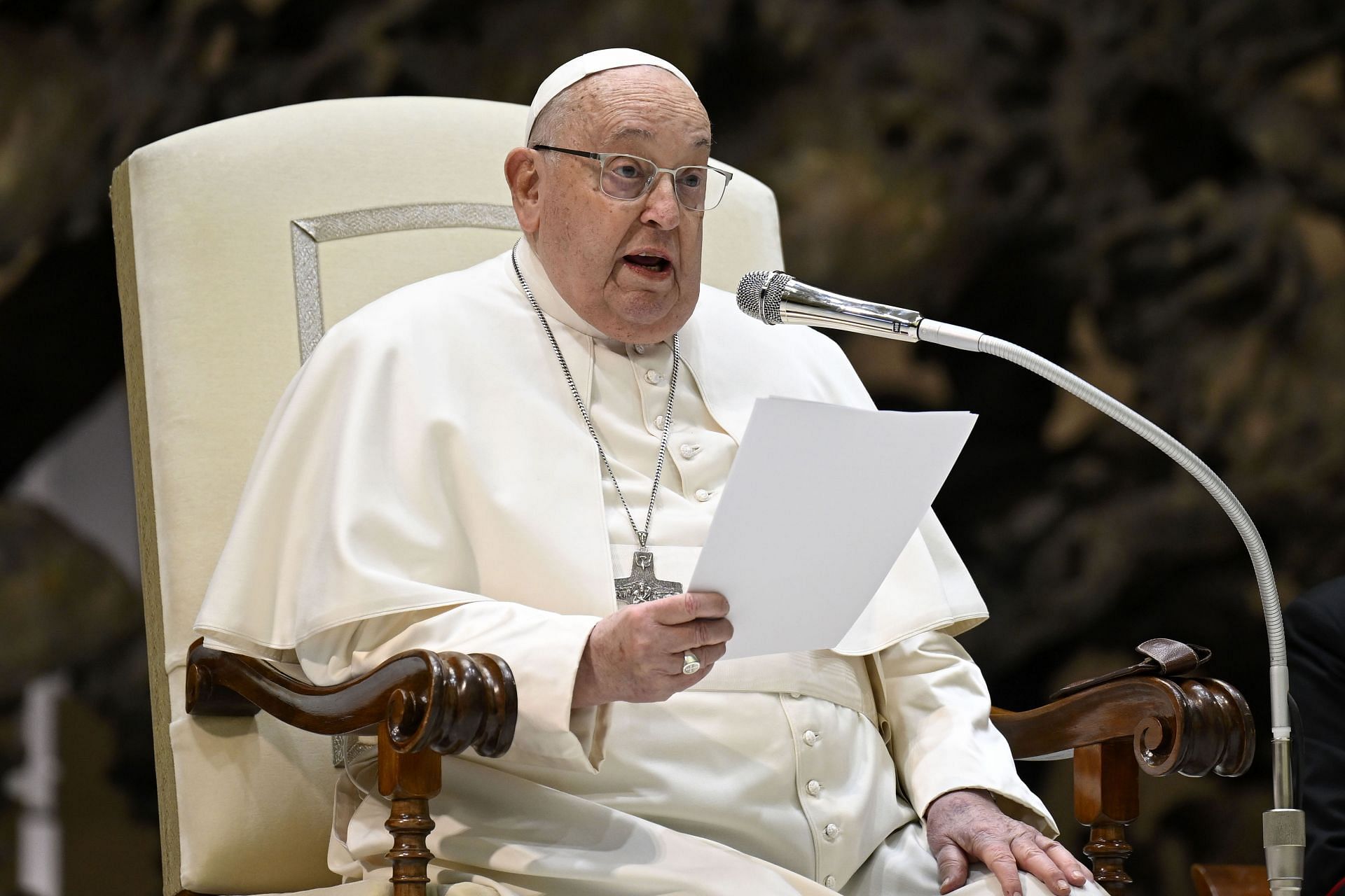 Pope Francis Delivers His Weekly Audience At The Vatican - Source: Getty