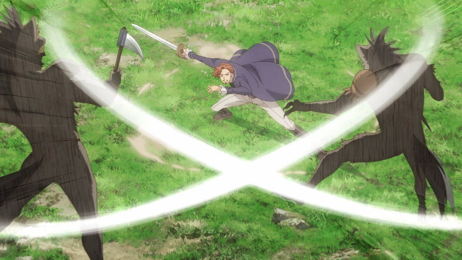 Gawain is in action as seen in the most recent episode (Image via Studio Deen).