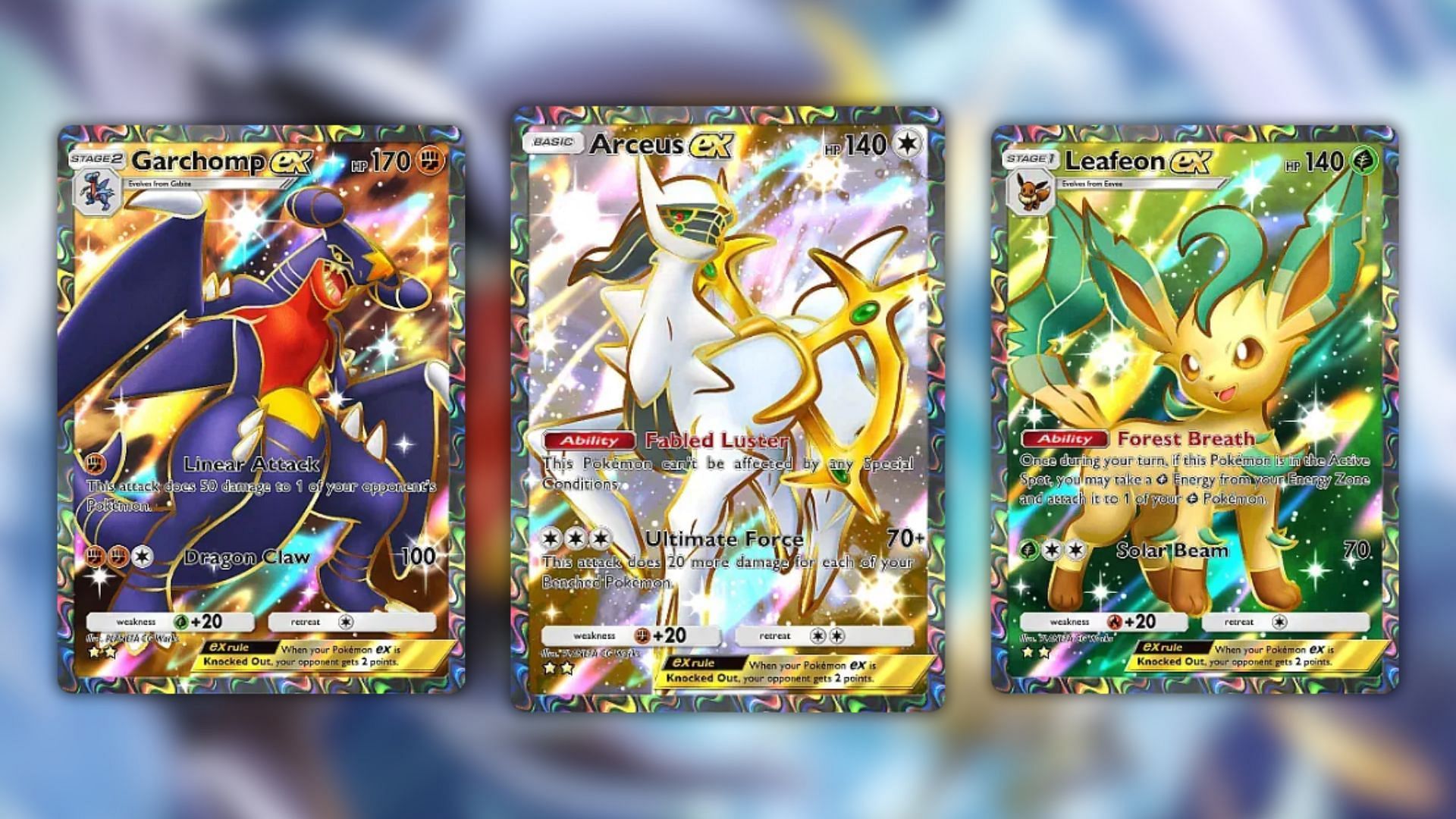 Some two star holo full arts from the expansion (Image via The Pokemon Company)