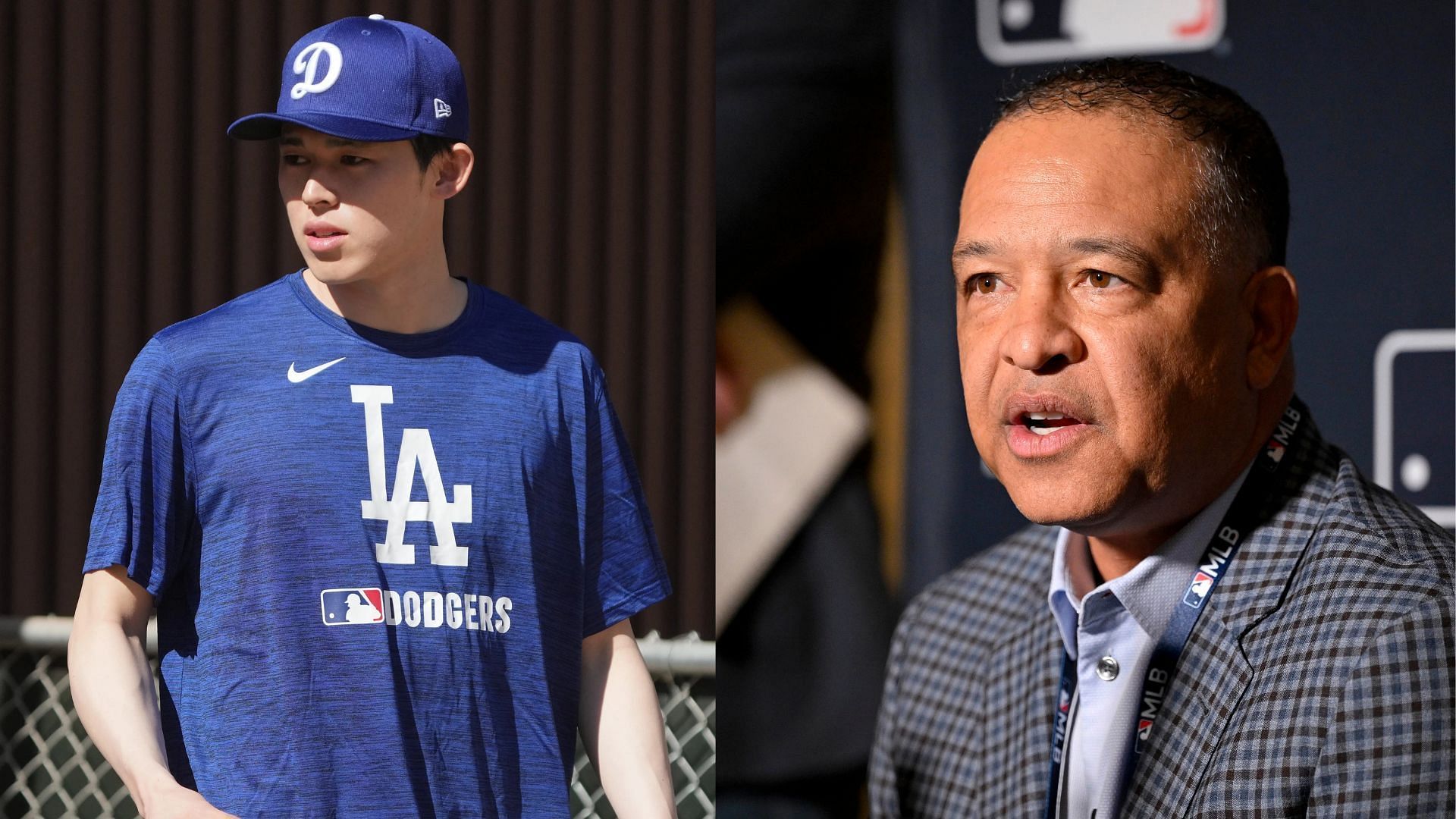 Dodgers manager Dave Roberts provided an update about Roki Sasaki and Yoshinobu Yamamoto ahead of the Tokyo Series (Photo Source: IMAGN)