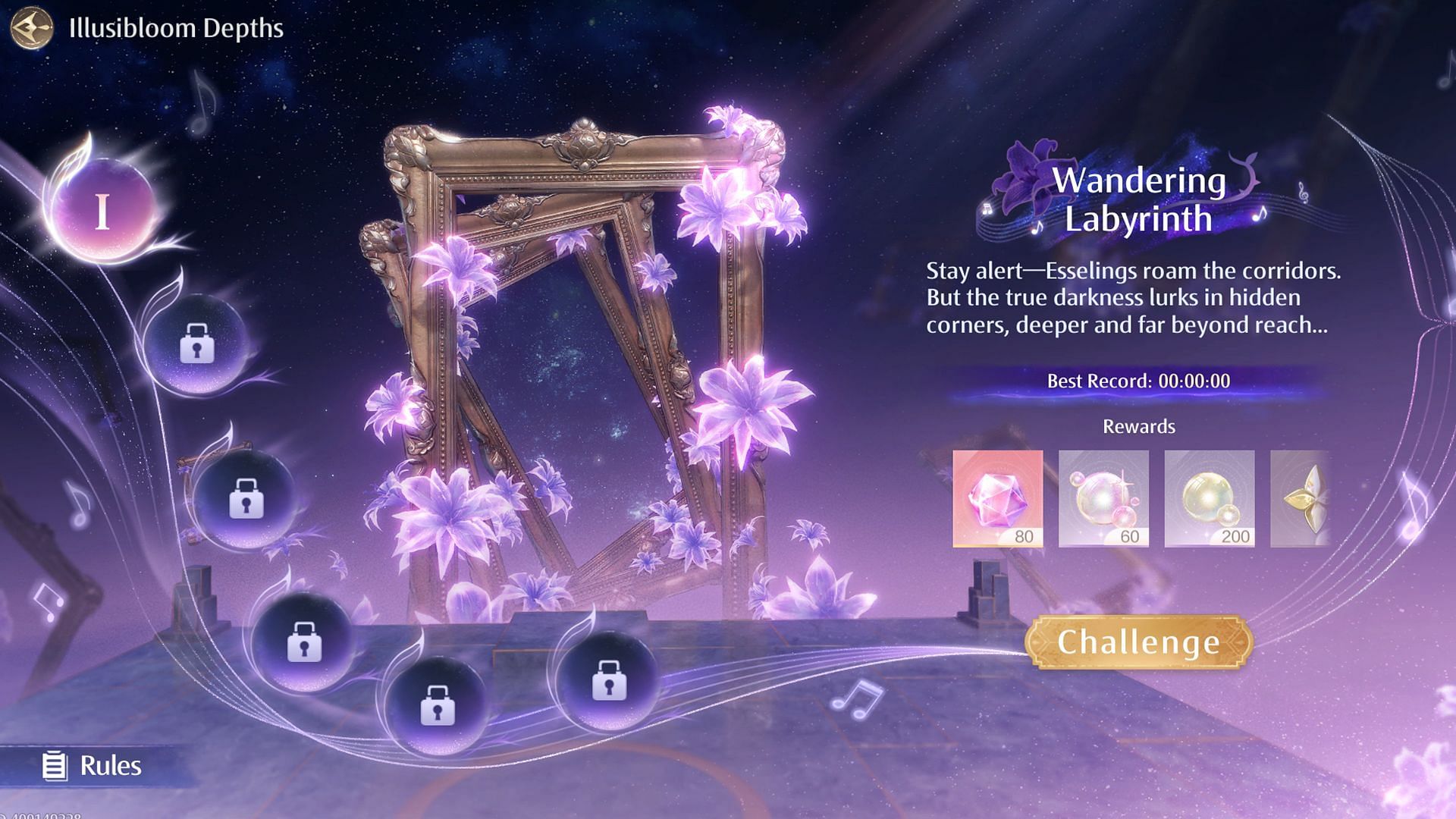 Participate in any of the Illusibloom Depths challenge stages (Image via Sportskeeda Gaming || Infold Games)