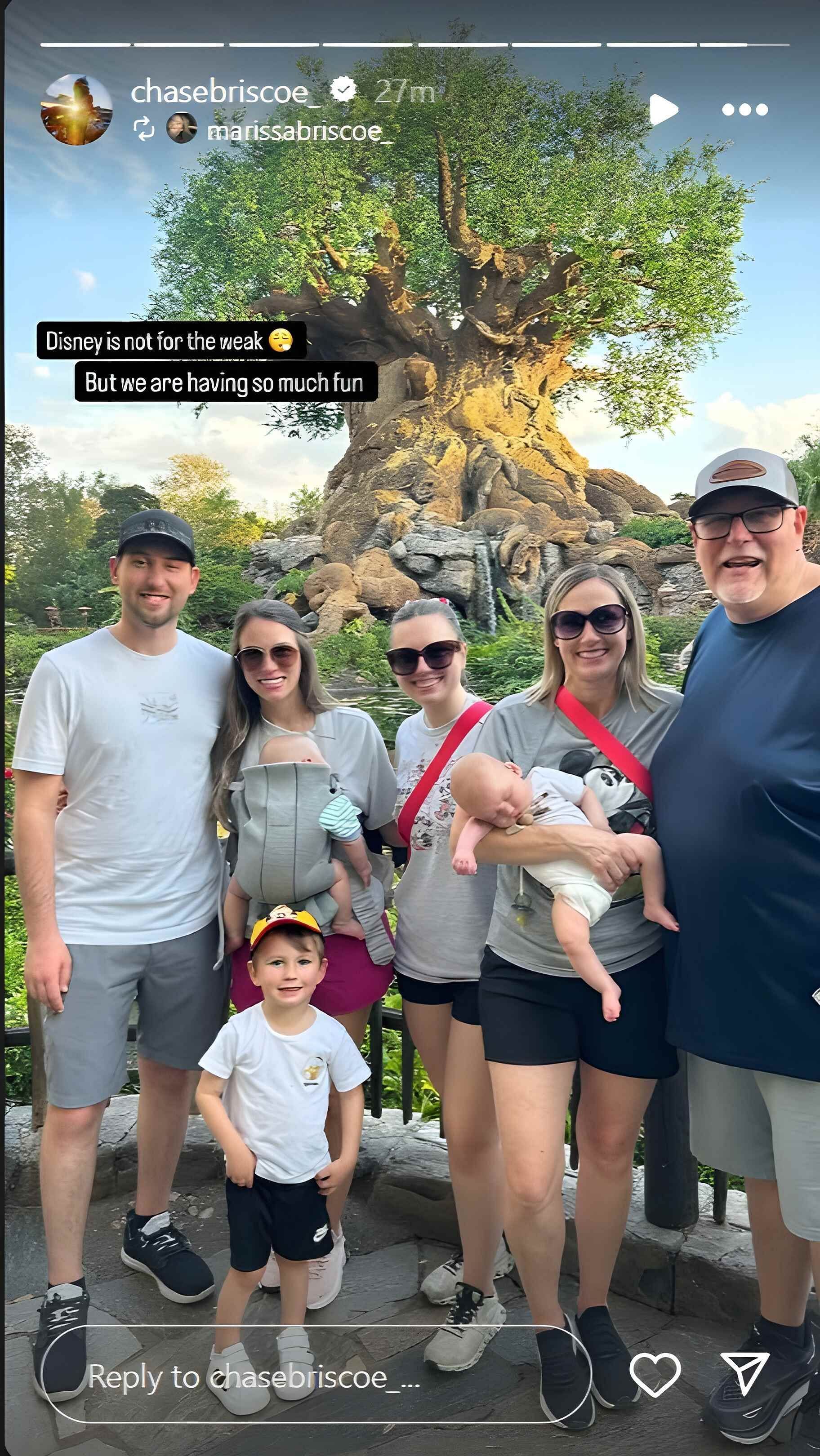 Chase Briscoe&#039;s story on Instagram. Source: Instagram, @chasebriscoe