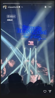 Chase Elliott's story at the Sports Illustrated Super Bowl LIX Party - Source: via @chaseelliott9 on Instagram