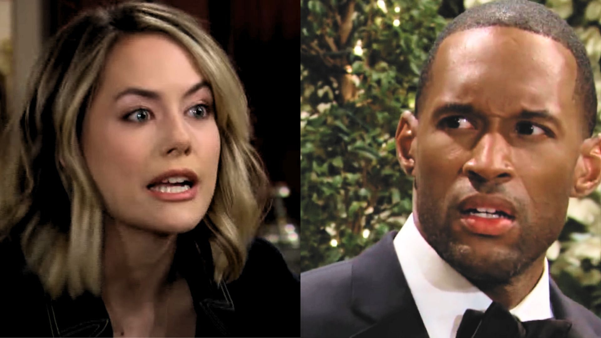 Hope and Carter will have a showdown on B&amp;B (Image via YouTube/boldandbeautiful, Instagram/boldandbeautifulcbs)