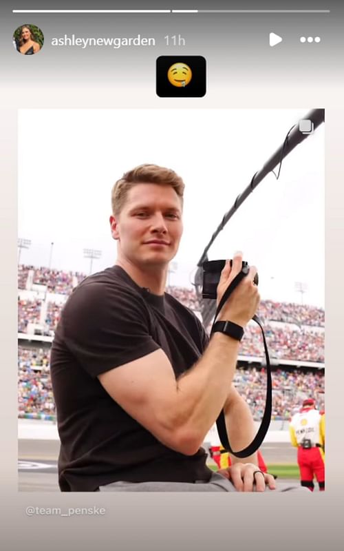 Screengrab of Ashley Newgarden's Instagram Story (via @ashleynewgarden)