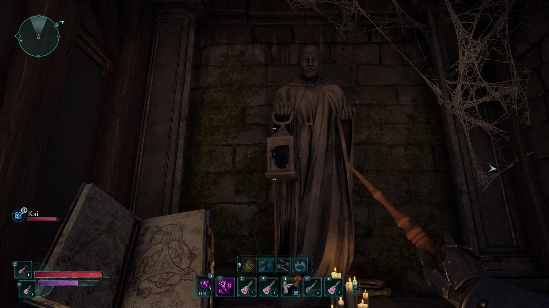 The statue also has an Essence Potion in its outstretched hand so be sure to grab it (Image via Xbox Game Studios)