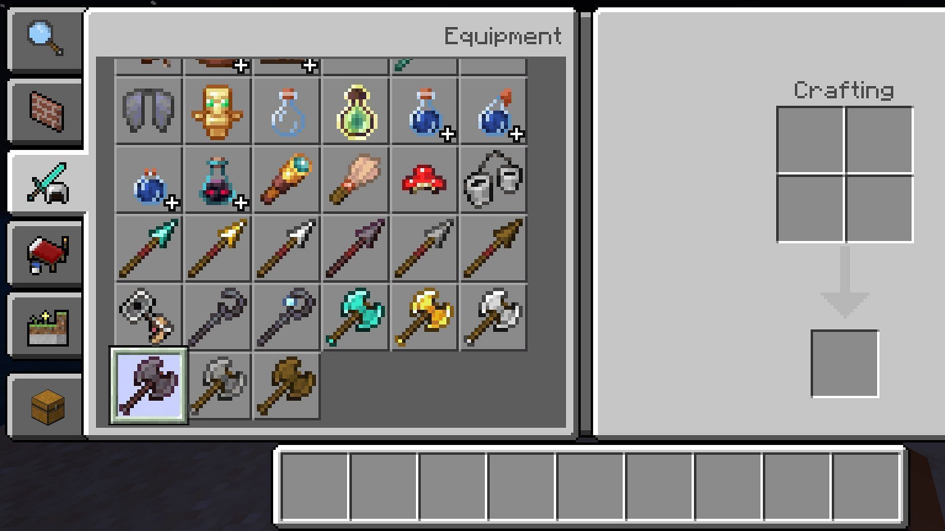 The new items are great additions to the title (Image via Mojang Studios || Sportskeeda Gaming || Spark Universe)