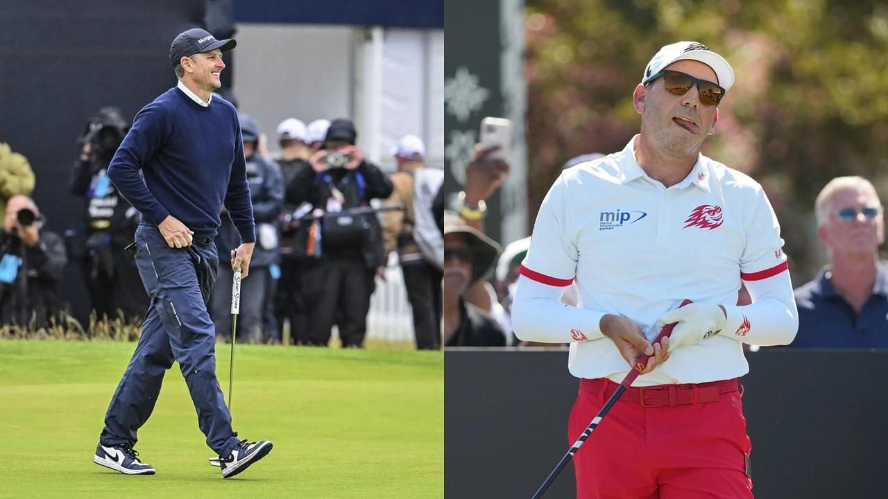 Justin Rose and Sergio Garcia [Image via Getty and Imagn]