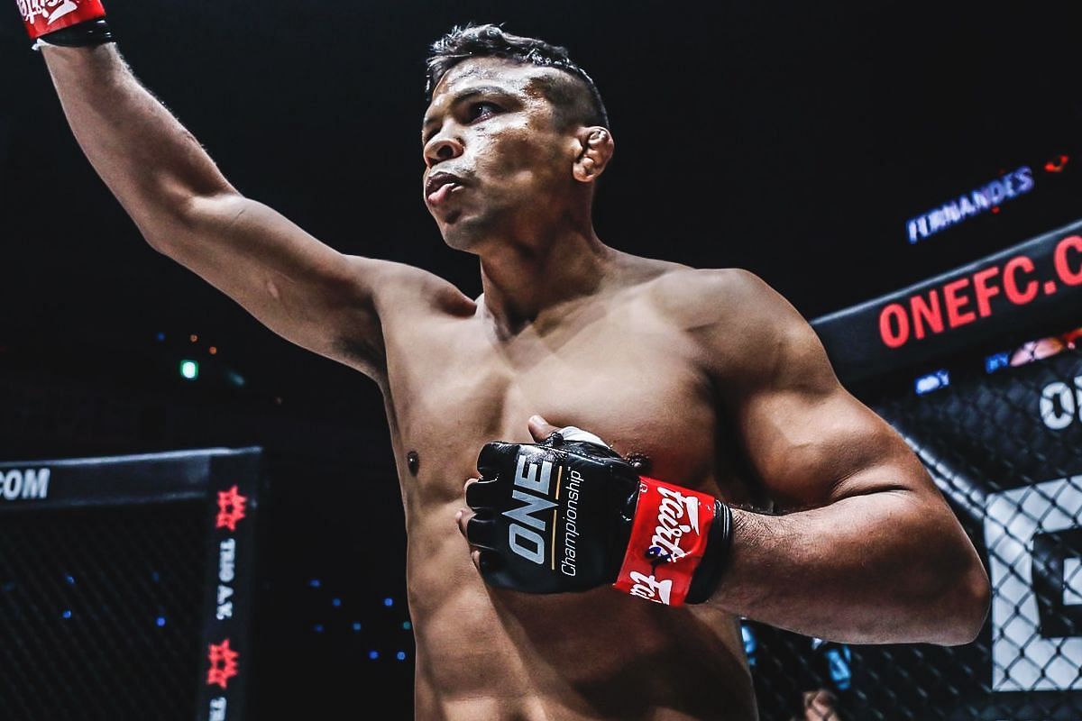 Bibiano Fernandes issues a challenge to the world champions of the new generation. [Photo from ONE Championship]